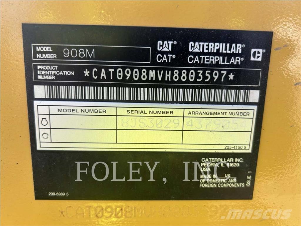 CAT 908M  휠로우더