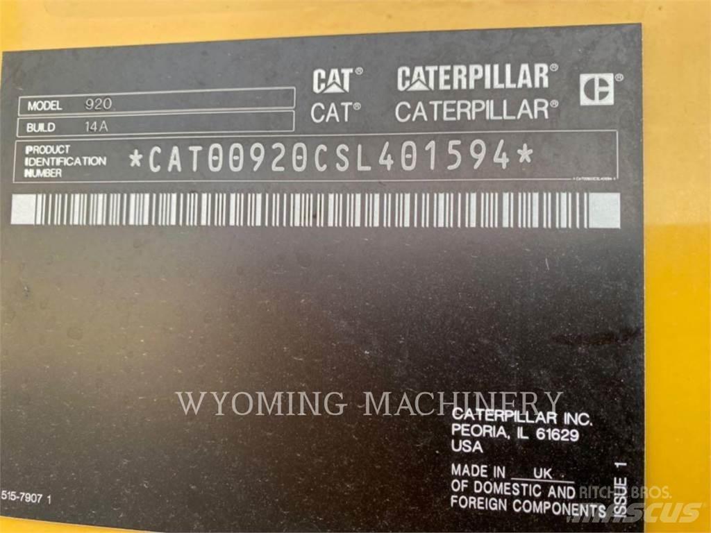 CAT 920  휠로우더