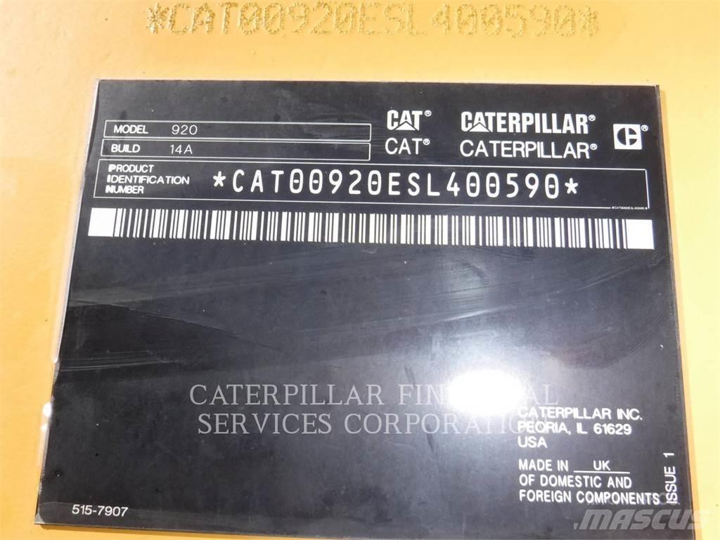 CAT 920-14  휠로우더