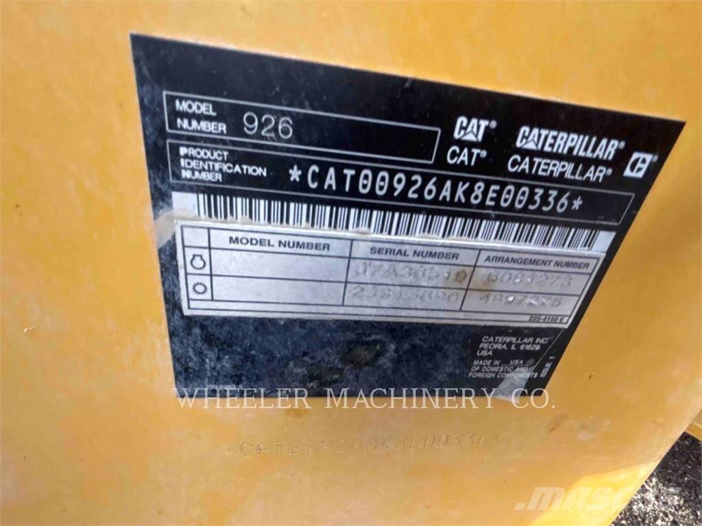 CAT 926 QC  휠로우더