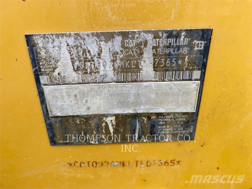 CAT 926M  휠로우더