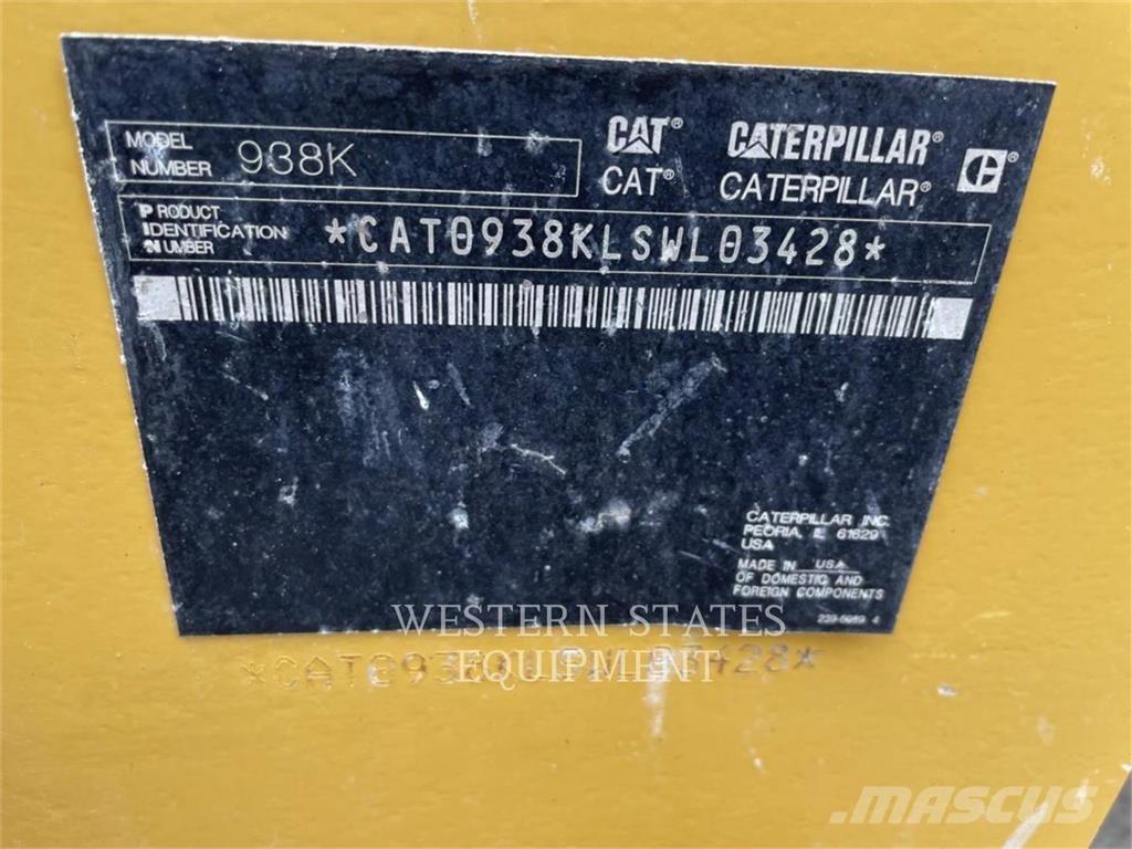 CAT 938K  휠로우더