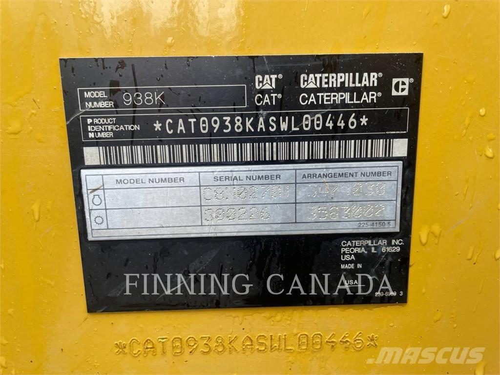 CAT 938K  휠로우더