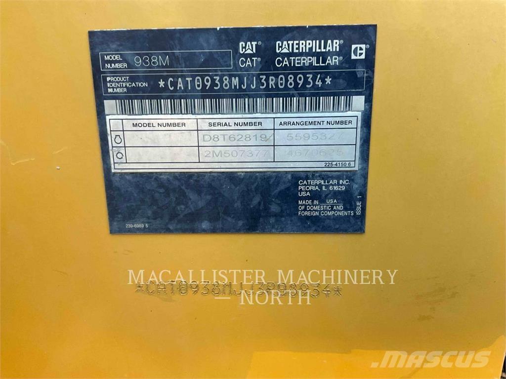 CAT 938M RQ  휠로우더