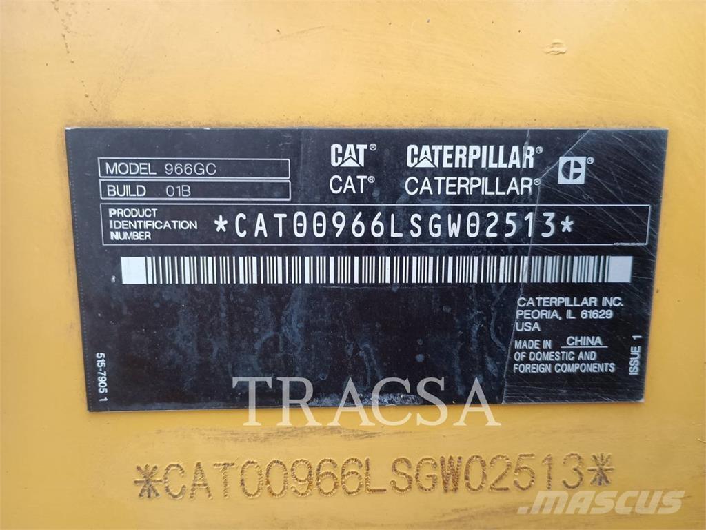 CAT 966GC  휠로우더