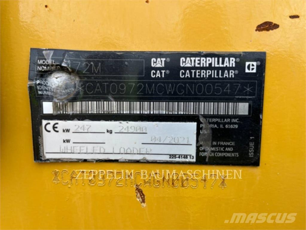 CAT 972M  휠로우더
