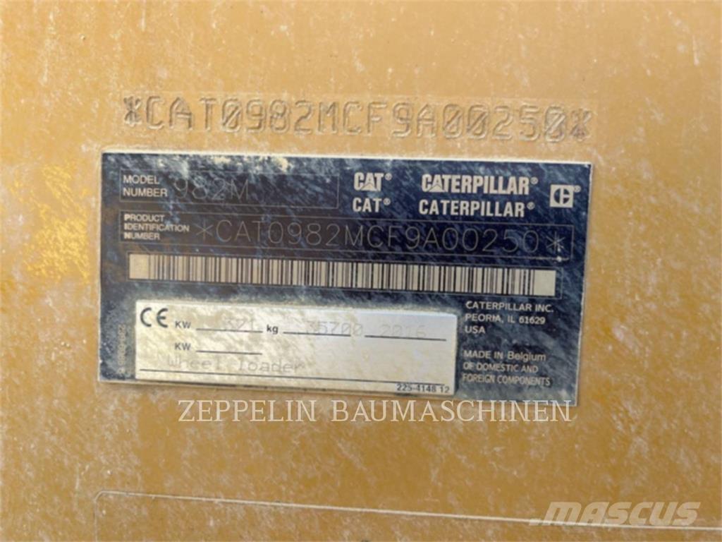 CAT 982M  휠로우더