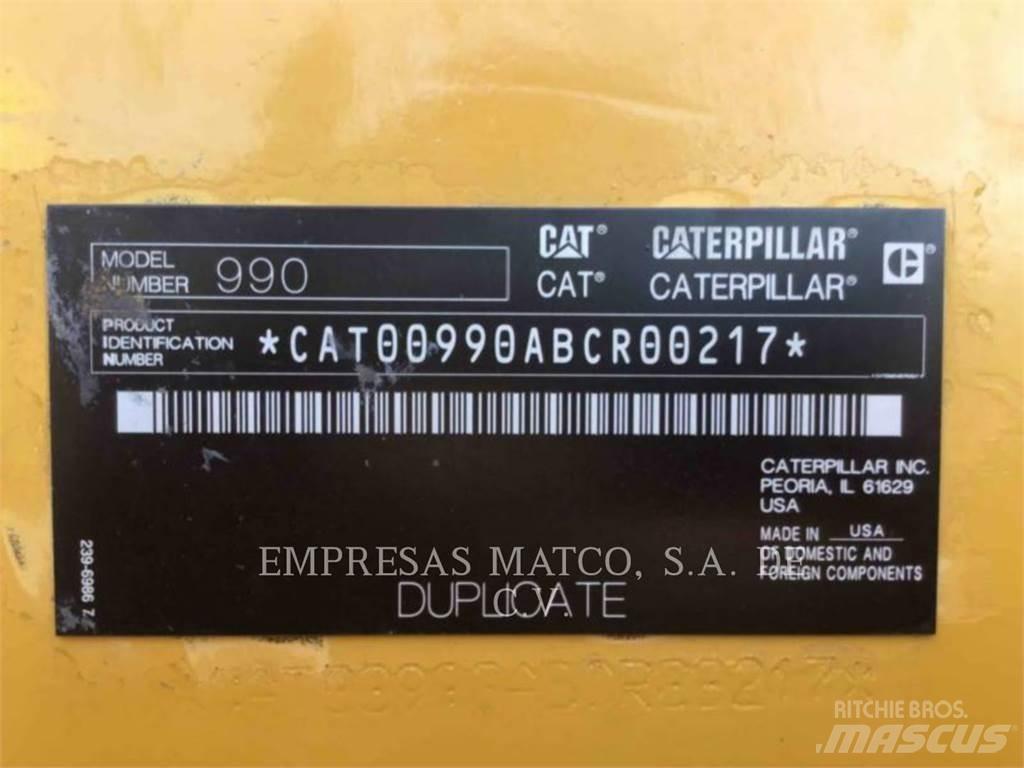 CAT 990  휠로우더