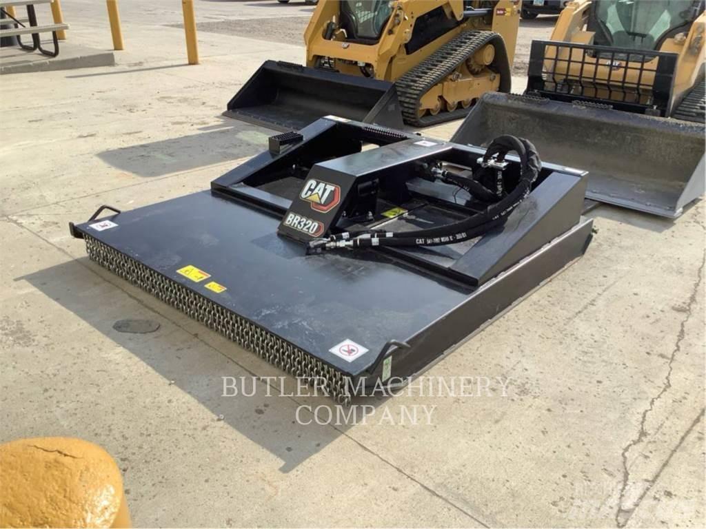 CAT BR320 목장 제초기 및 토퍼