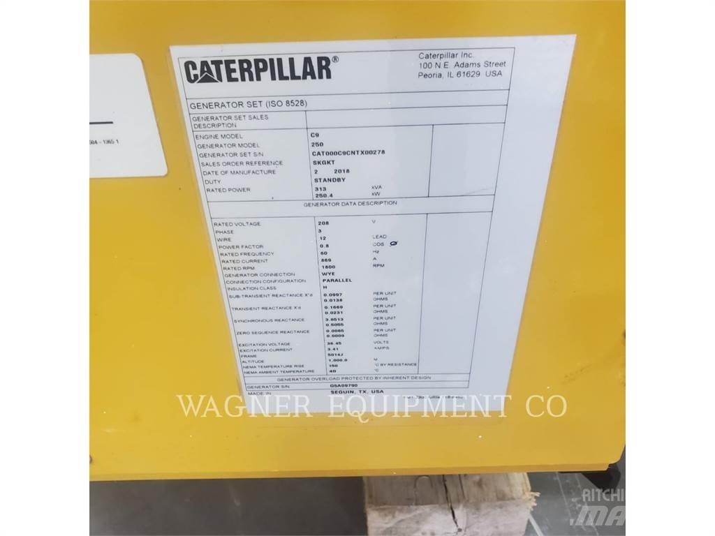 CAT C 9 디젤 발전기