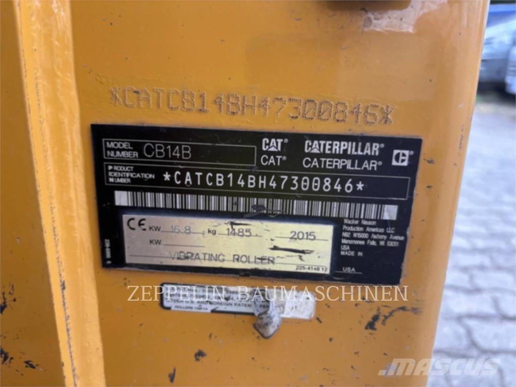 CAT CB14B 토양 다짐기