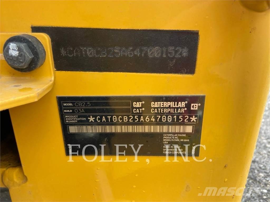 CAT CB2.5-03 트윈 드럼 롤러
