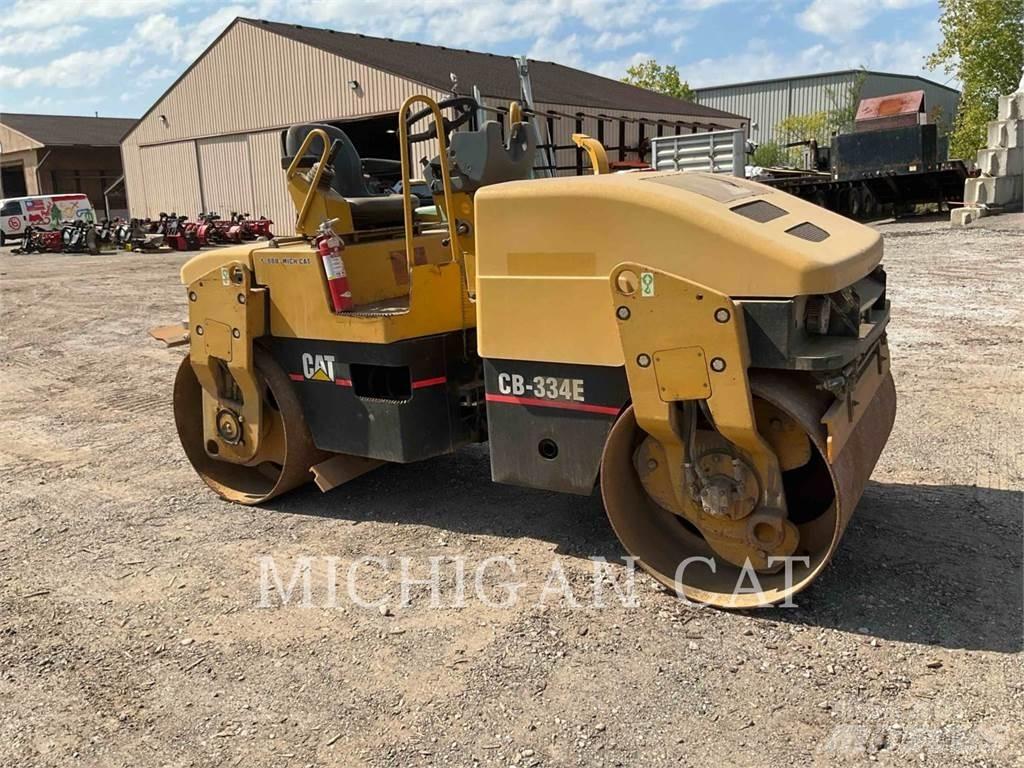 CAT CB334E 싱글 드럼 롤러