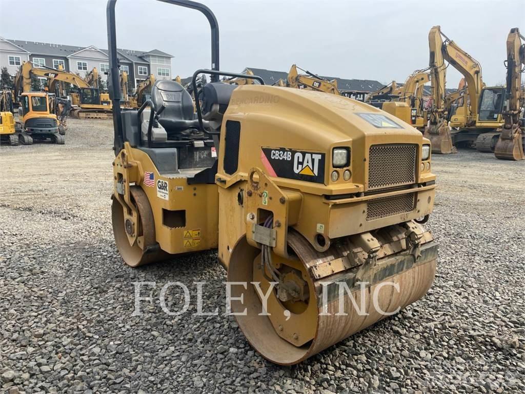 CAT CB34B 트윈 드럼 롤러