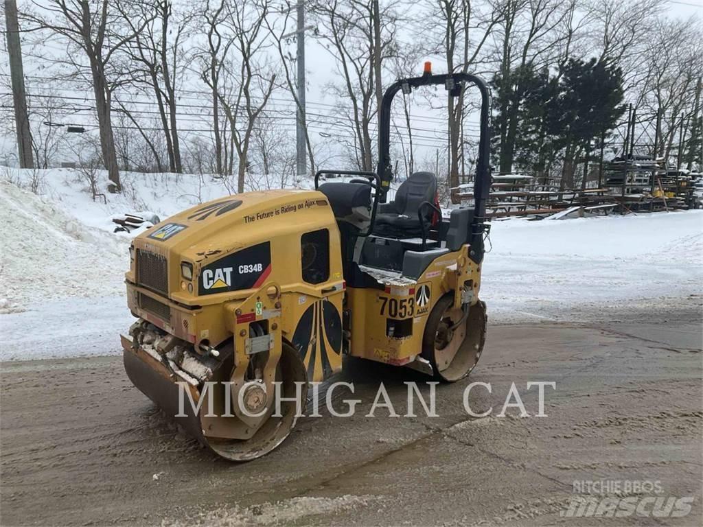 CAT CB34B 싱글 드럼 롤러