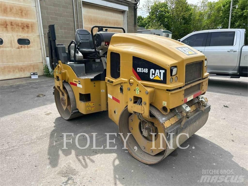 CAT CB34B 트윈 드럼 롤러