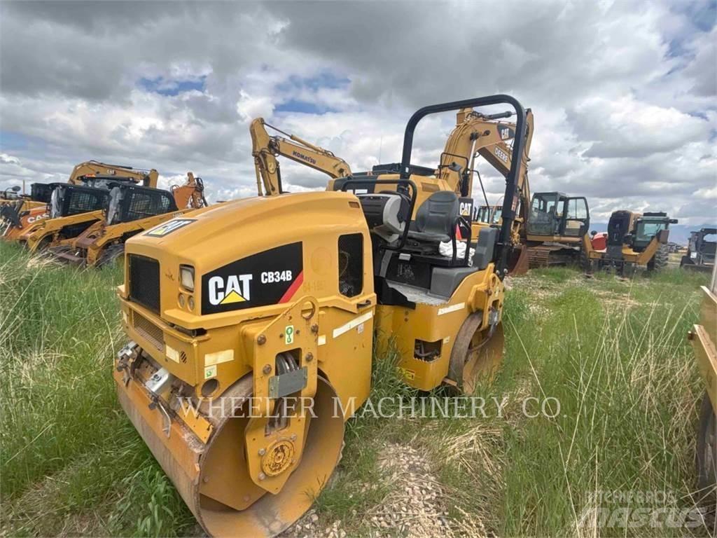CAT CB34B 트윈 드럼 롤러
