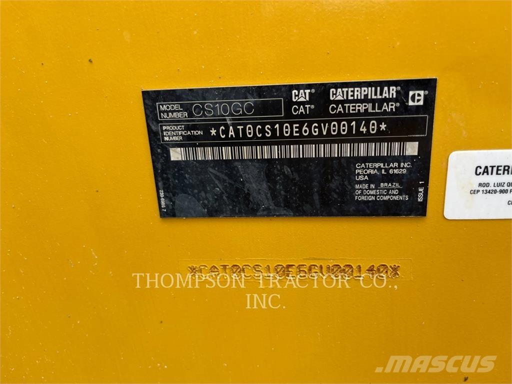 CAT CS10GC 싱글 드럼 롤러