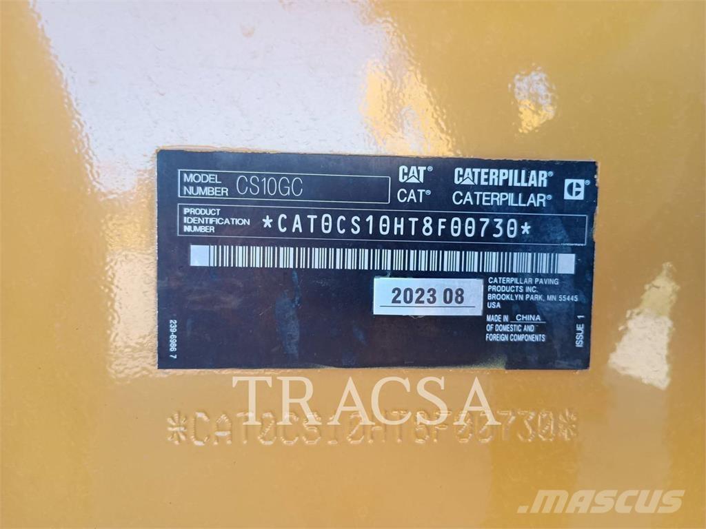 CAT CS10GC 싱글 드럼 롤러