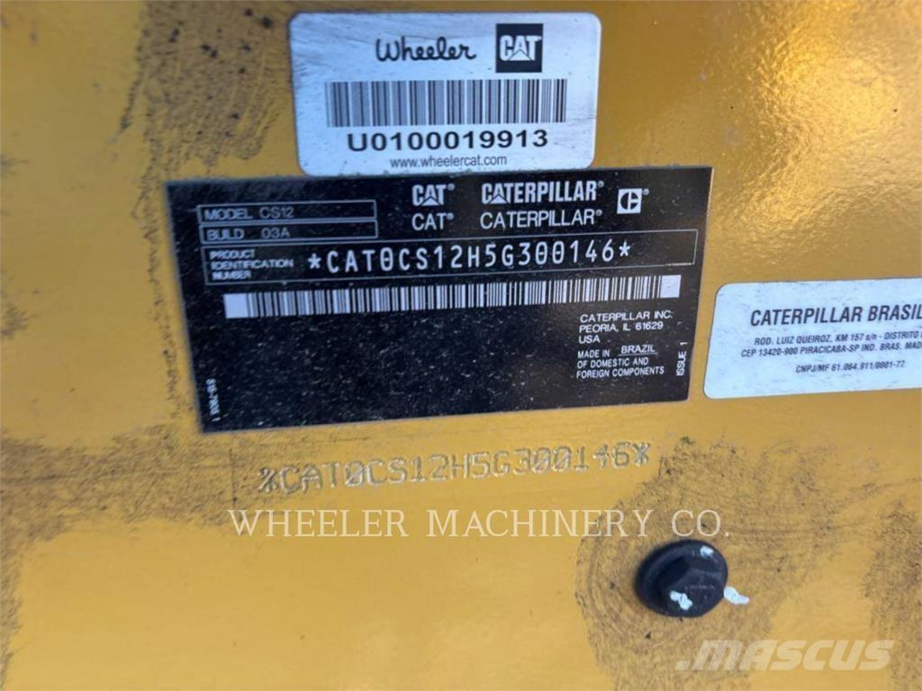 CAT CS12 싱글 드럼 롤러