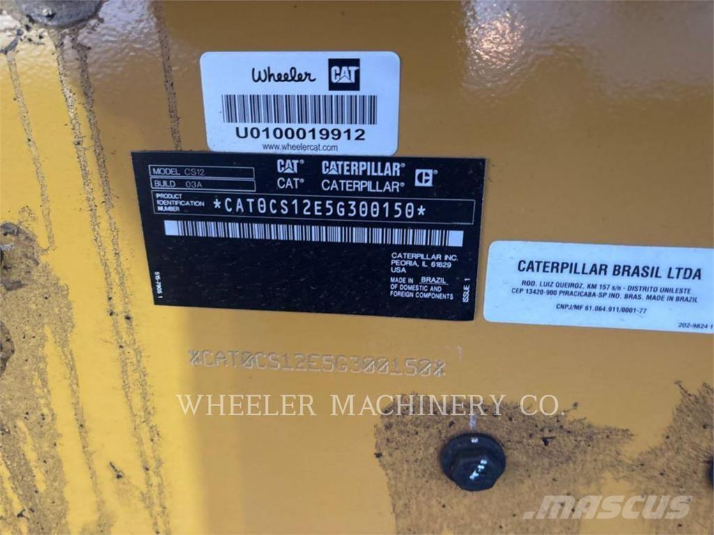 CAT CS12 싱글 드럼 롤러