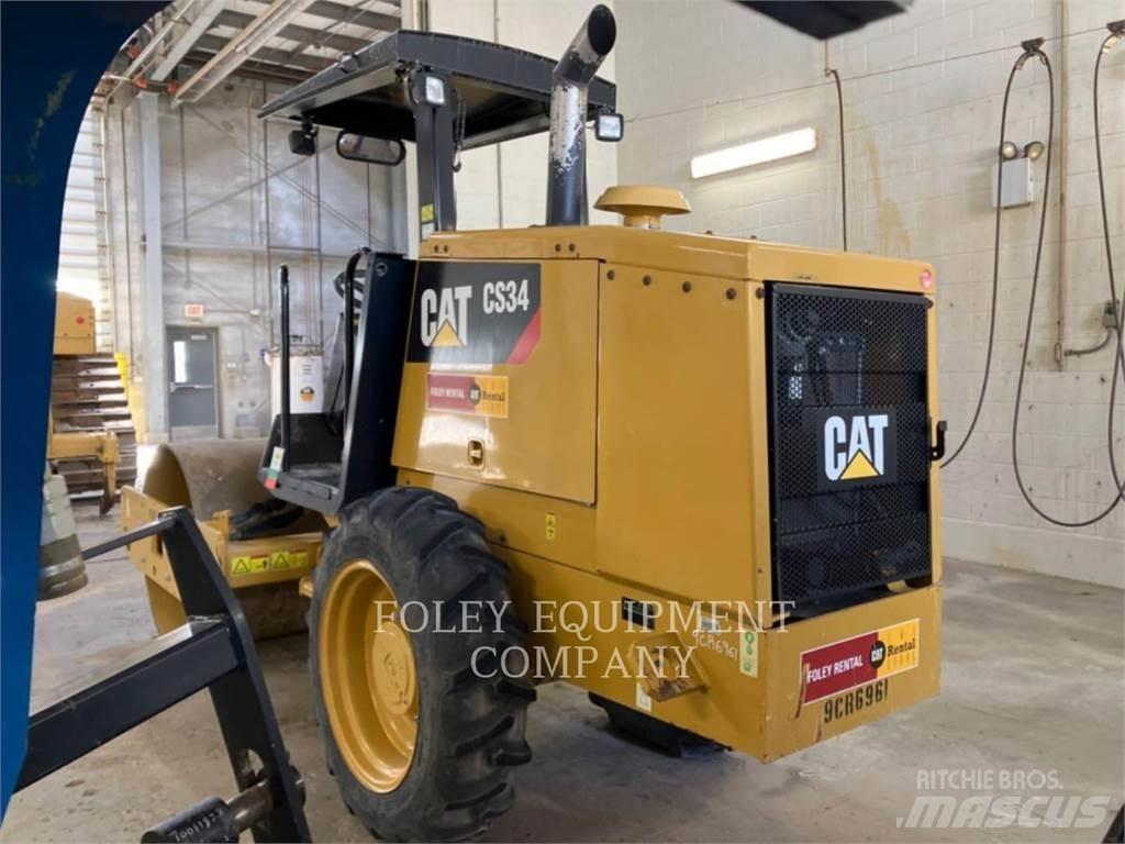 CAT CS34 토양 다짐기
