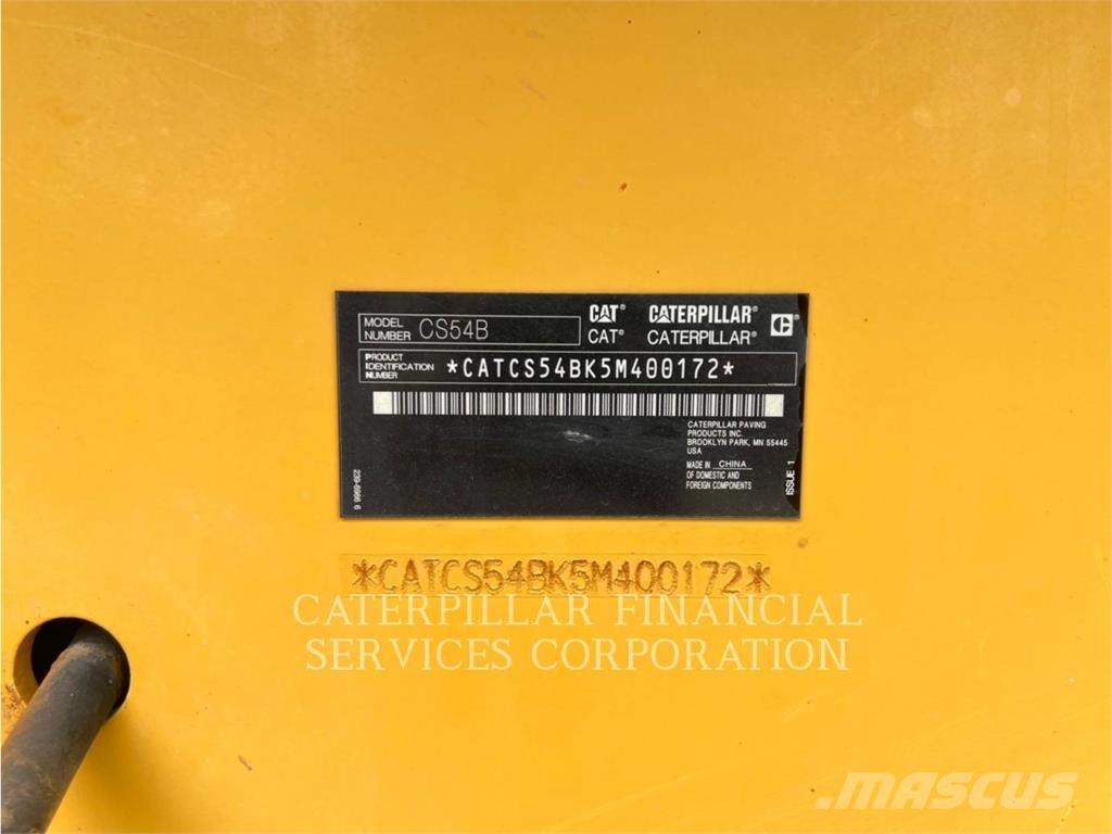 CAT CS54BLRC 싱글 드럼 롤러