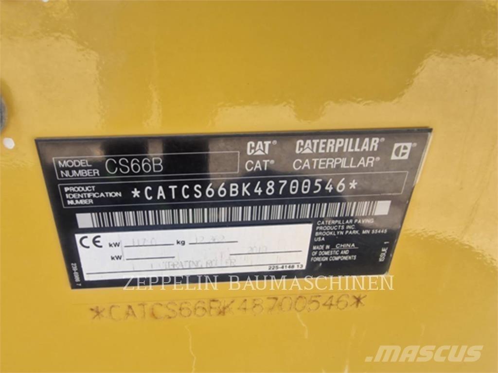 CAT CS66B 토양 다짐기