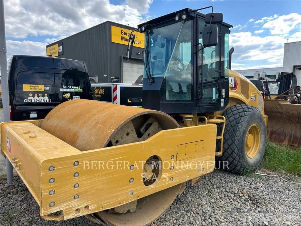 CAT CS74B 4F 토양 다짐기