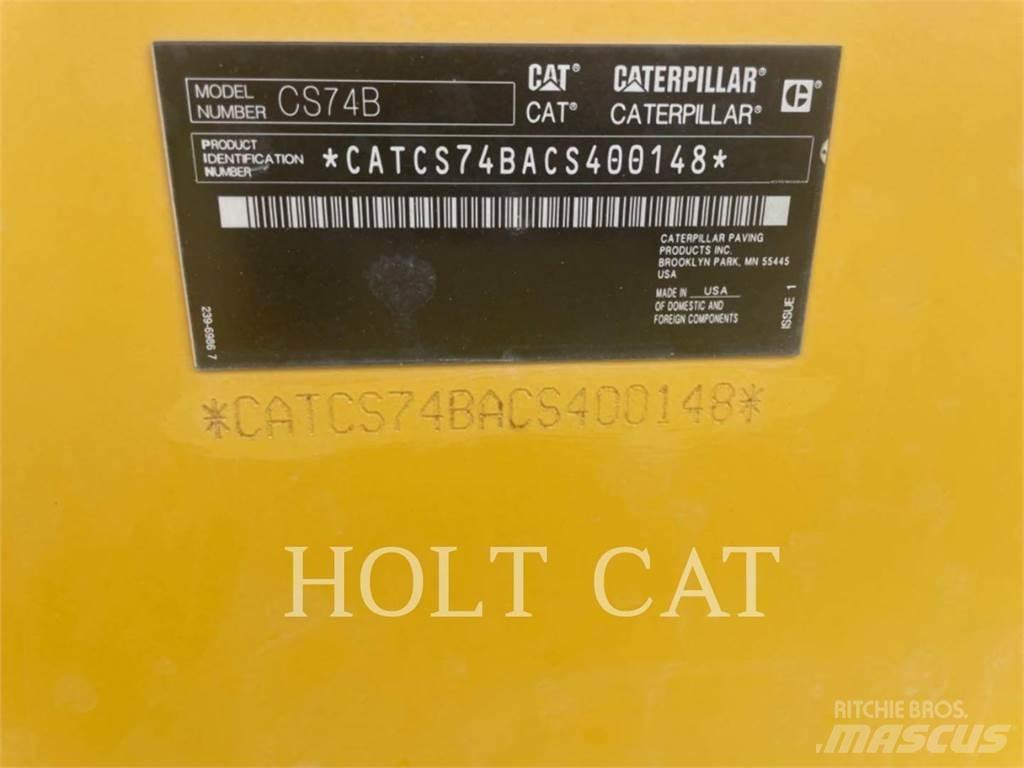 CAT CS74B CAB 싱글 드럼 롤러