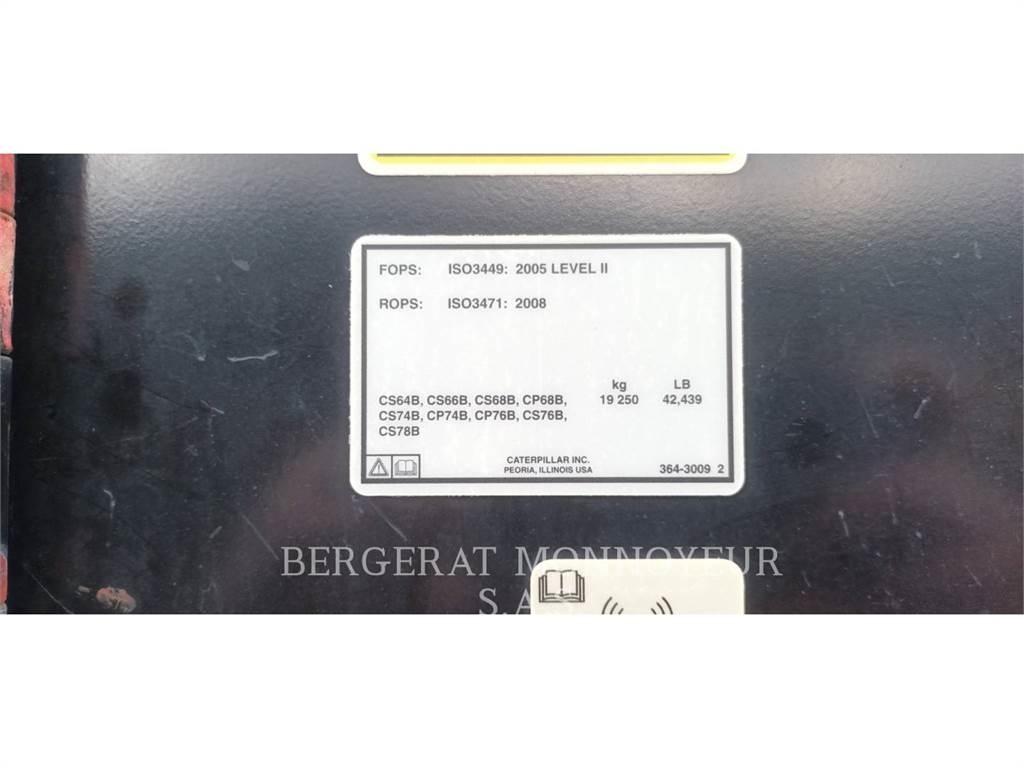 CAT CS76B 4F 토양 다짐기