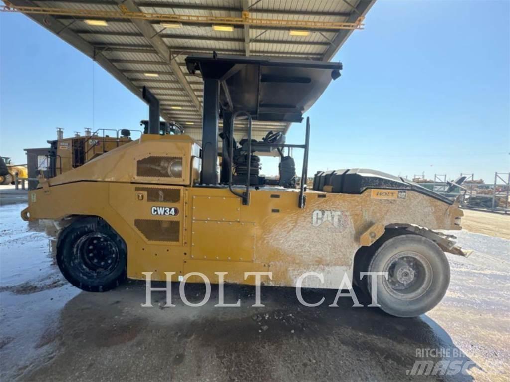 CAT CW34 싱글 드럼 롤러