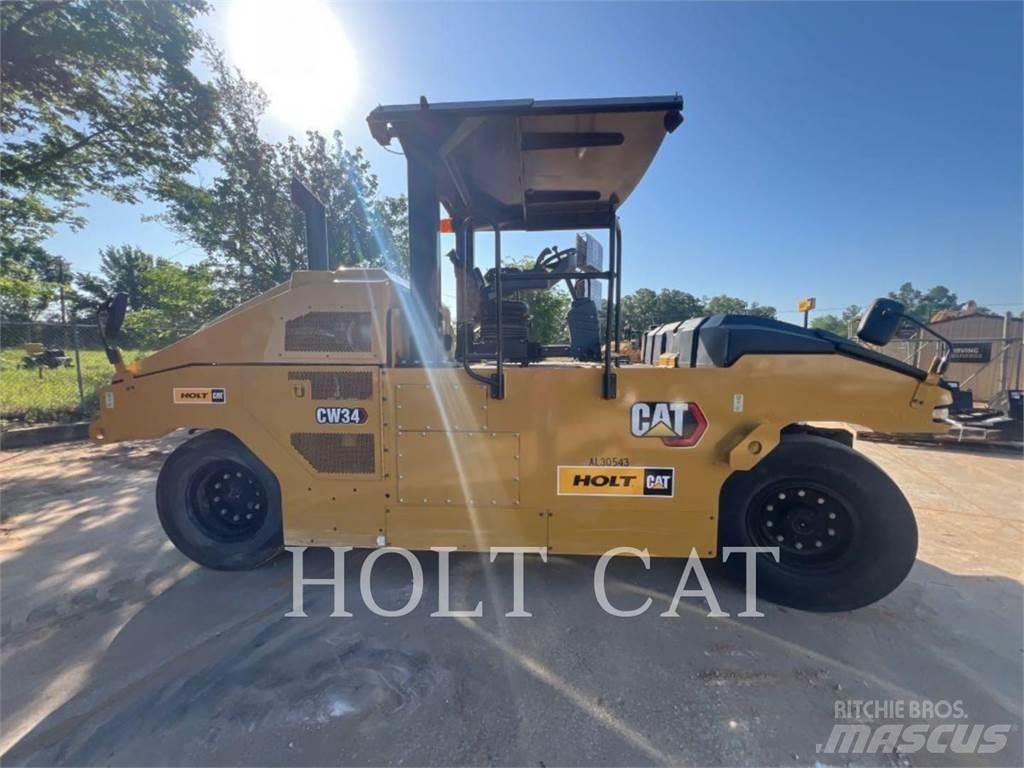 CAT CW34 싱글 드럼 롤러