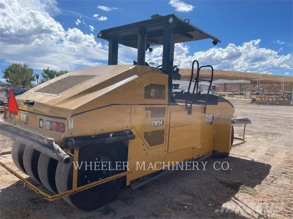 CAT CW34 공기 타이어 롤러
