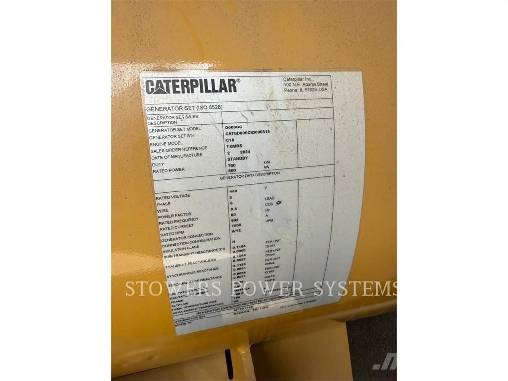 CAT D600GC 디젤 발전기