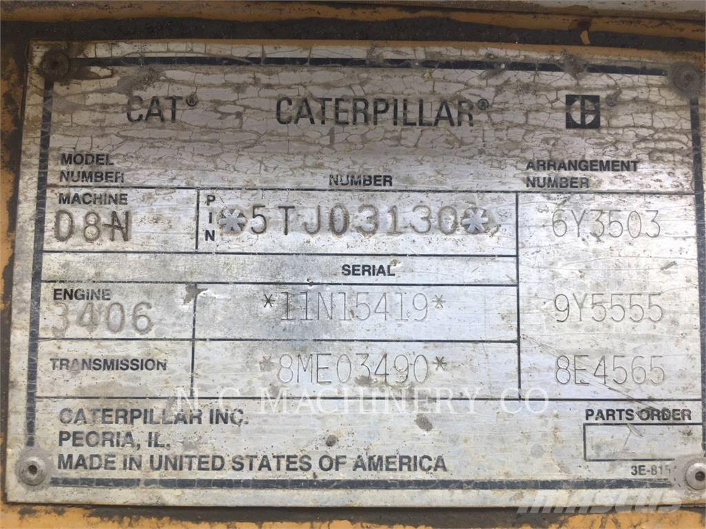 CAT D8N 크롤러 도저