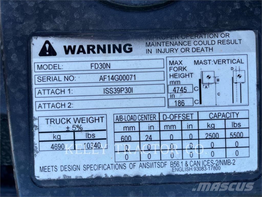 CAT FD30N 그 외 지게차