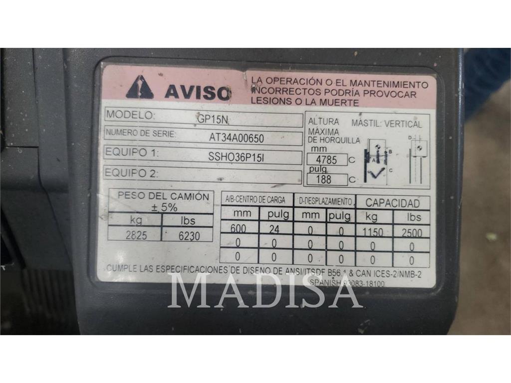 CAT GP15N5-LE LPG 지게차