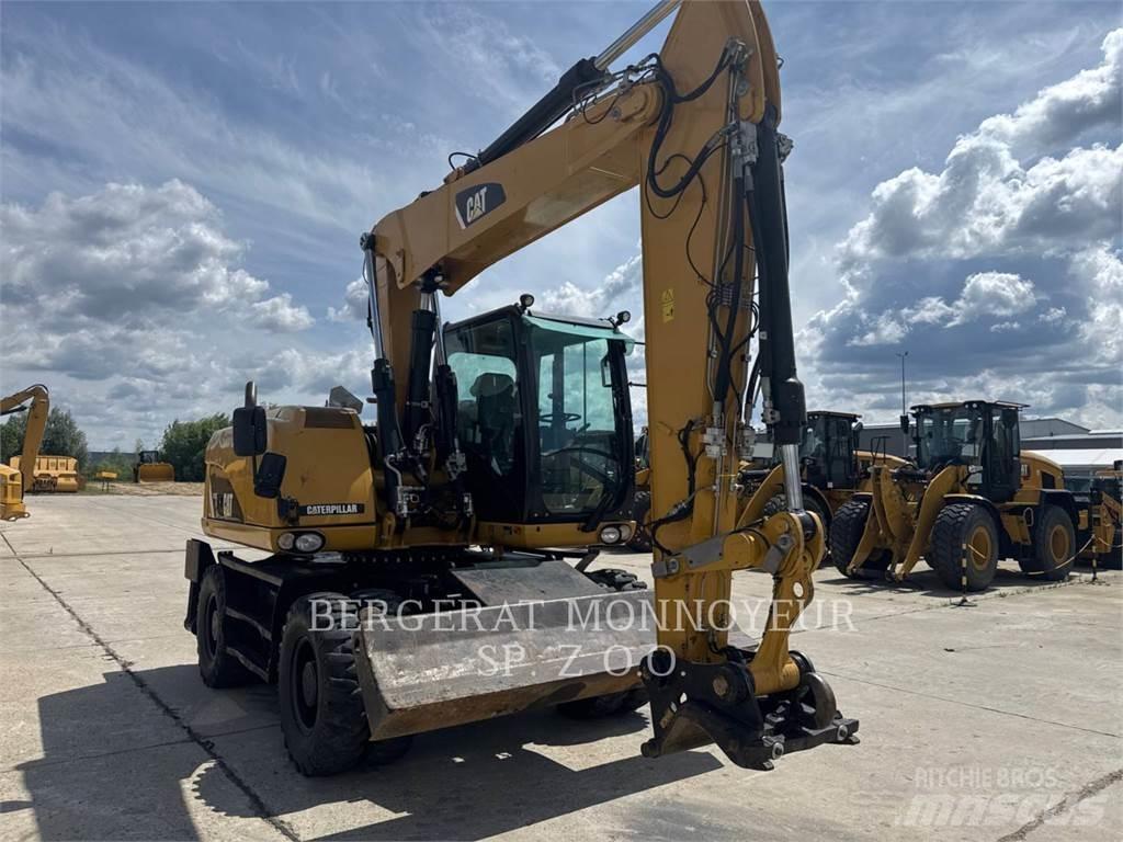 CAT M313D  휠 굴삭기