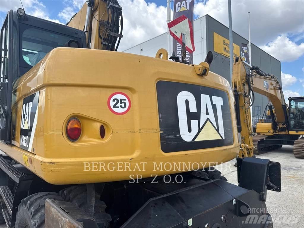 CAT M313D  휠 굴삭기