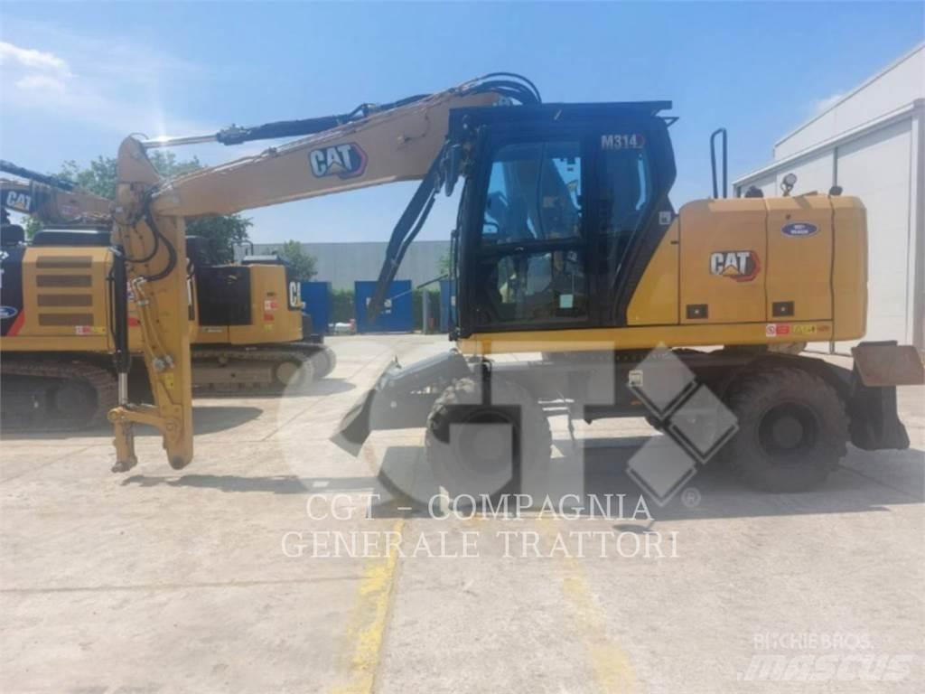 CAT M314  휠 굴삭기