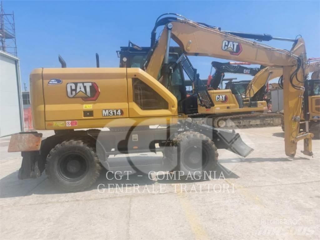 CAT M314  휠 굴삭기