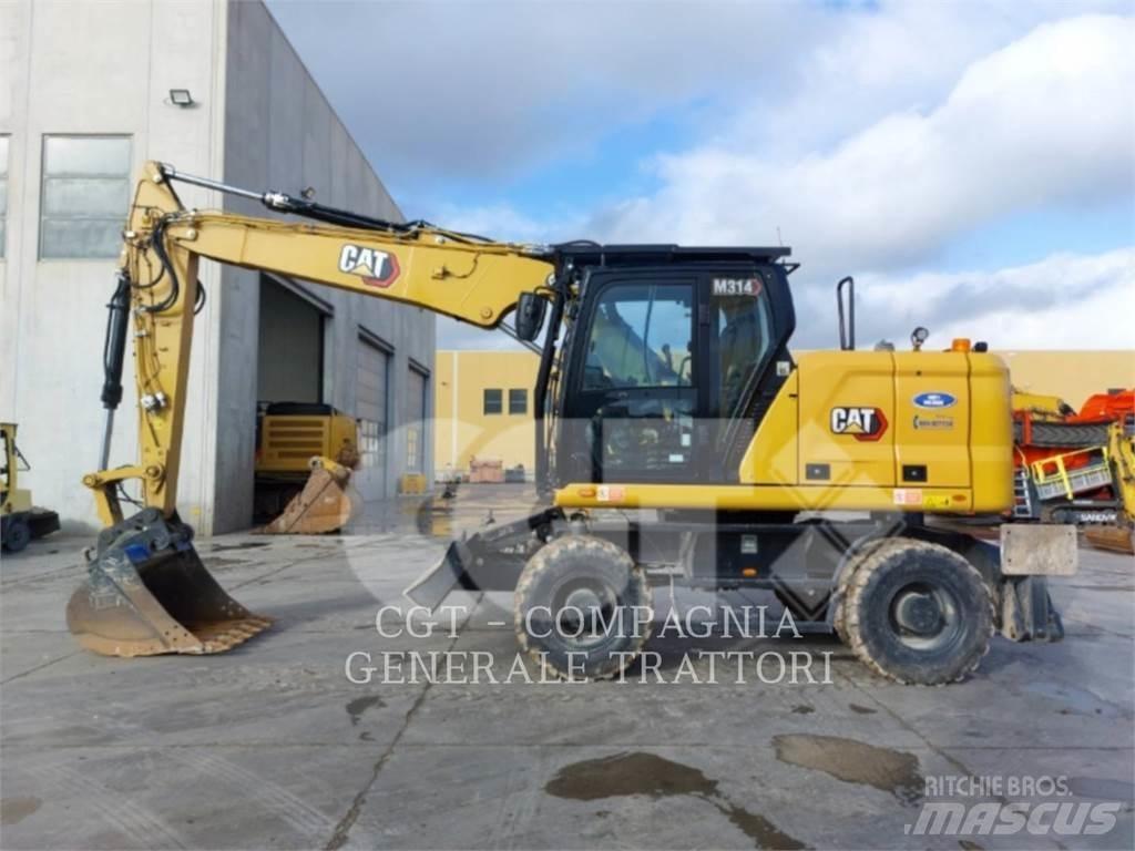 CAT M314  휠 굴삭기