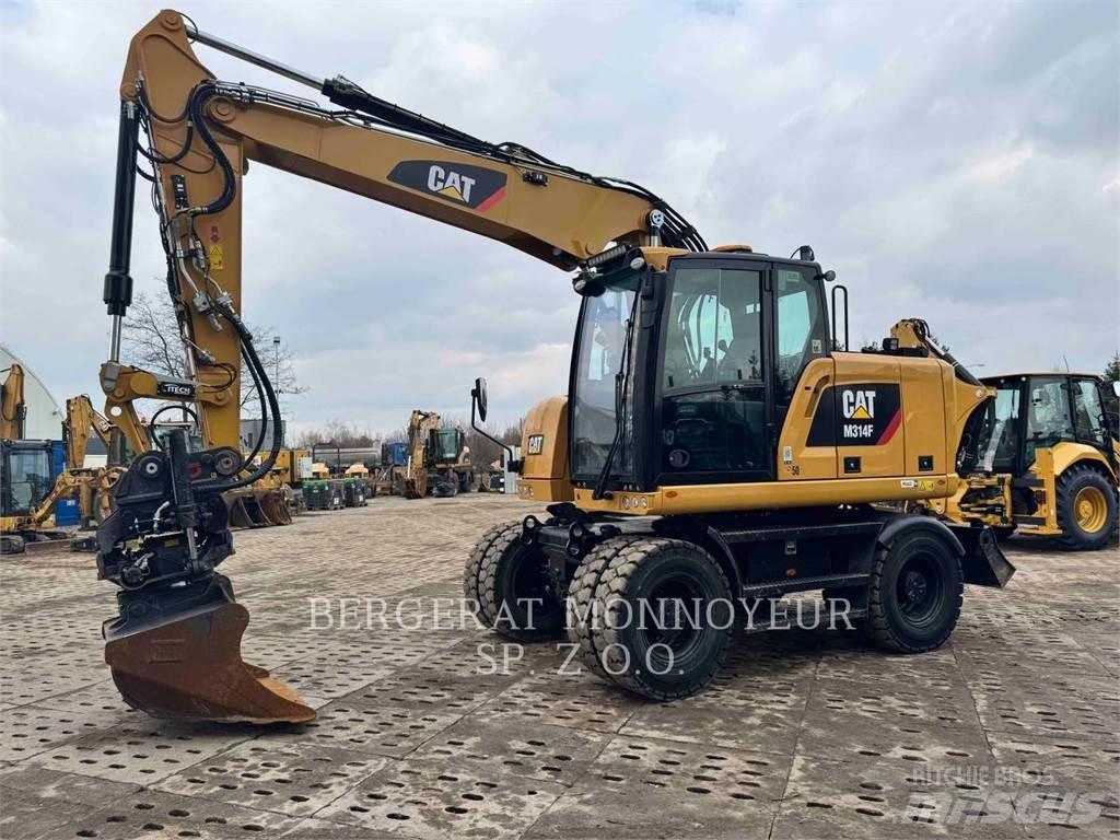 CAT M314F  휠 굴삭기