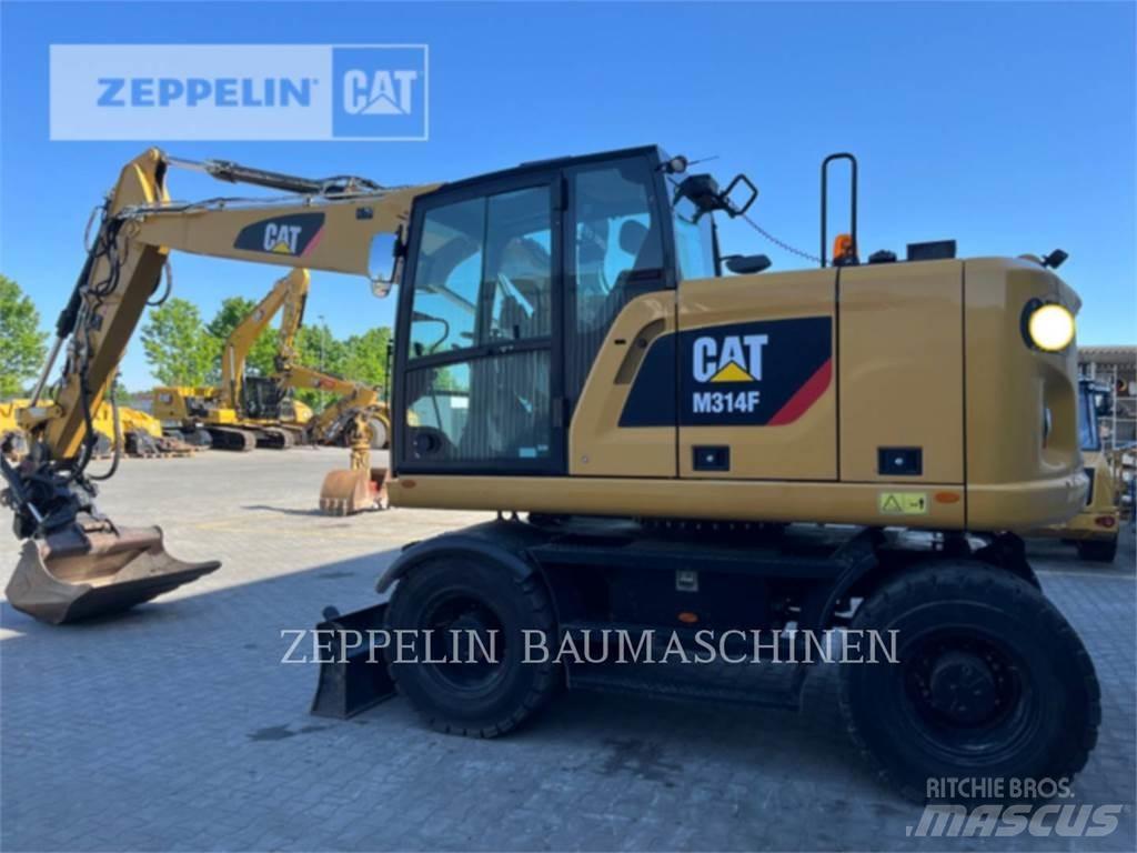 CAT M314F  휠 굴삭기