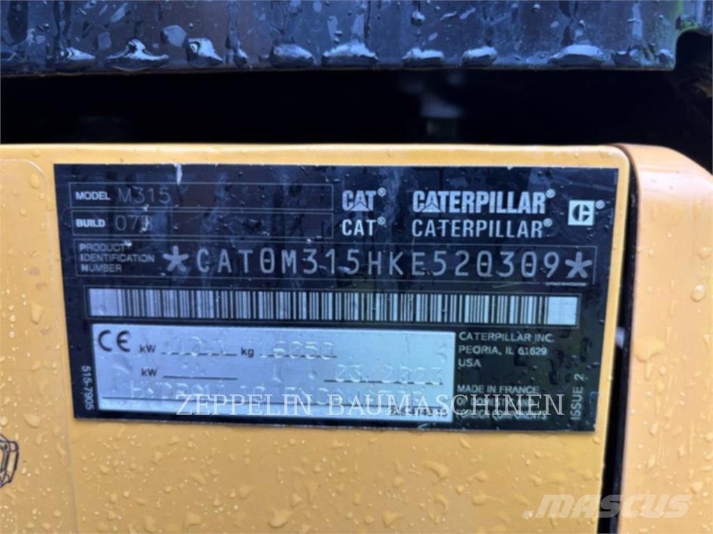 CAT M315-07A  휠 굴삭기
