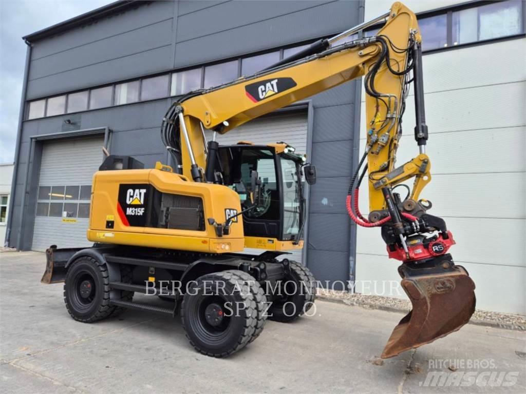 CAT M315F  휠 굴삭기