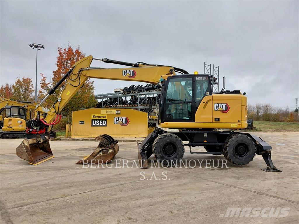 CAT M315F IVC  휠 굴삭기