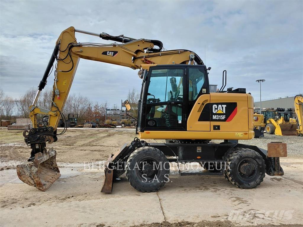 CAT M315F IVC  휠 굴삭기