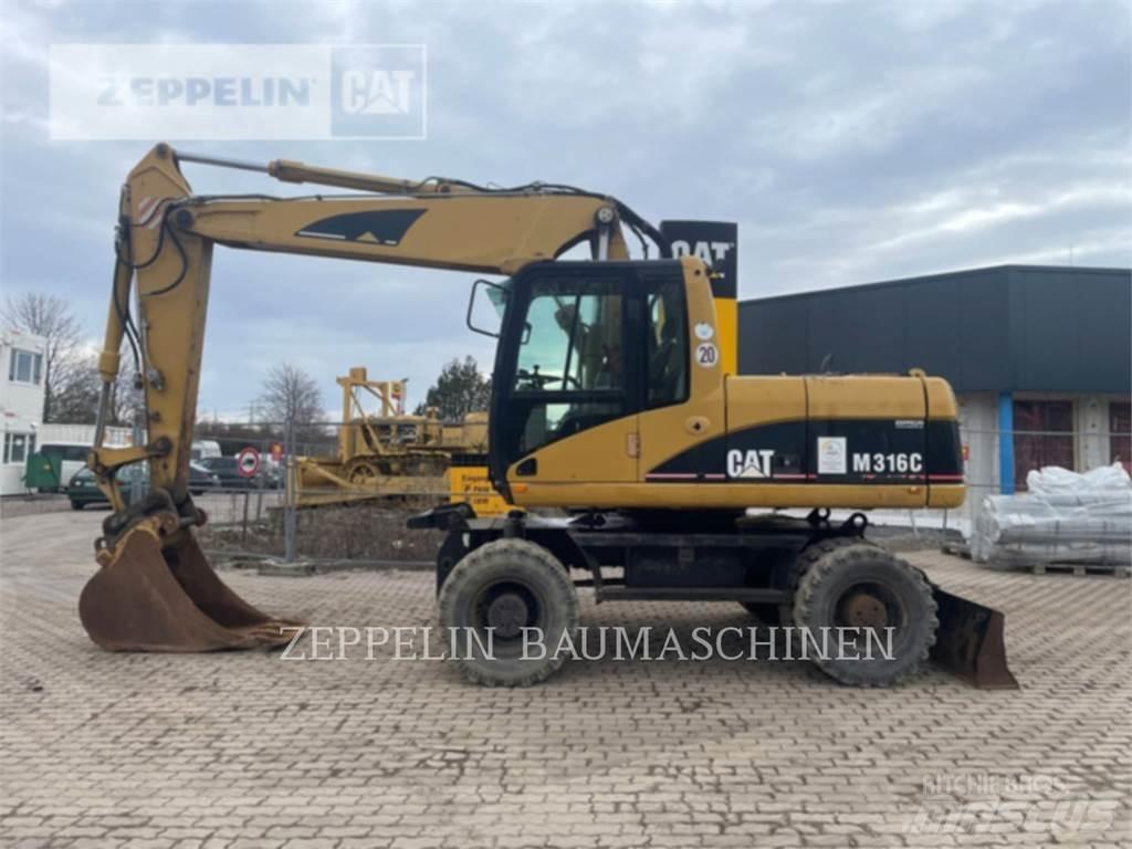 CAT M316C  휠 굴삭기